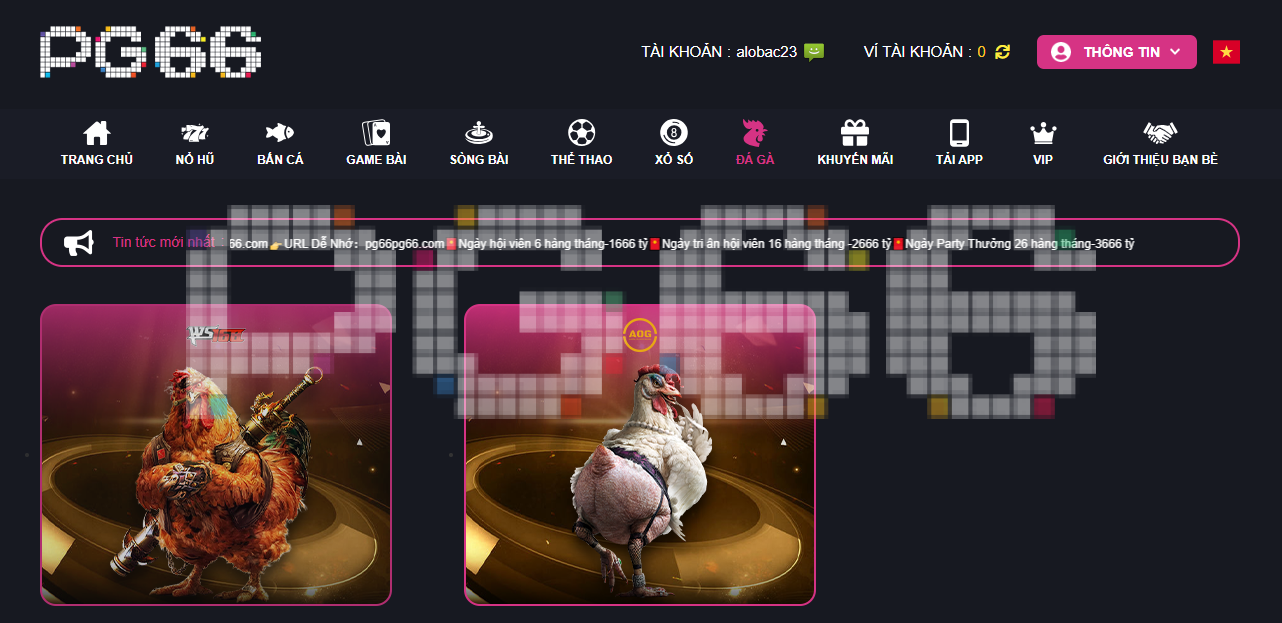 PG66 - Link Đăng Ký Nhà Cái PG66.COM Uy Tín | Tặng 66K 21 Tổng quan về đá gà PG66