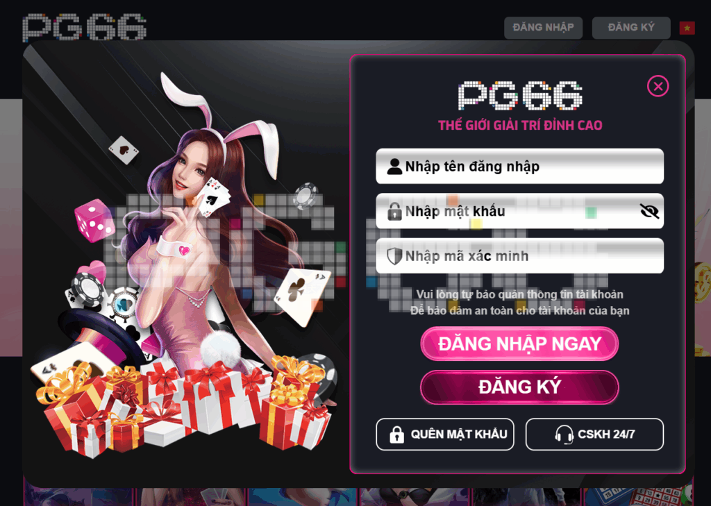 Hướng dẫn chi tiết cách đăng nhập PG66 nhanh chóng